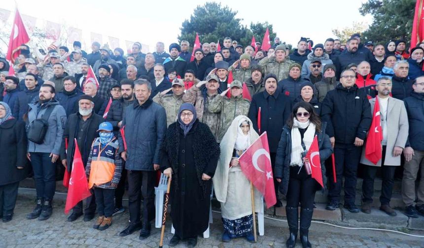 Erzurum’da 147 yıl önceki kahramanlık ruhu bir kez daha yaşatıldı