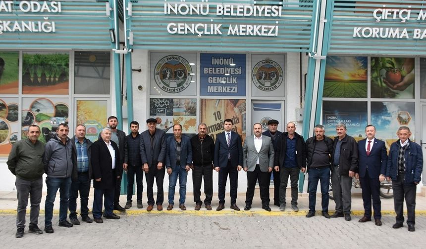 İnönü’de muhtarlar toplantısı yapıldı