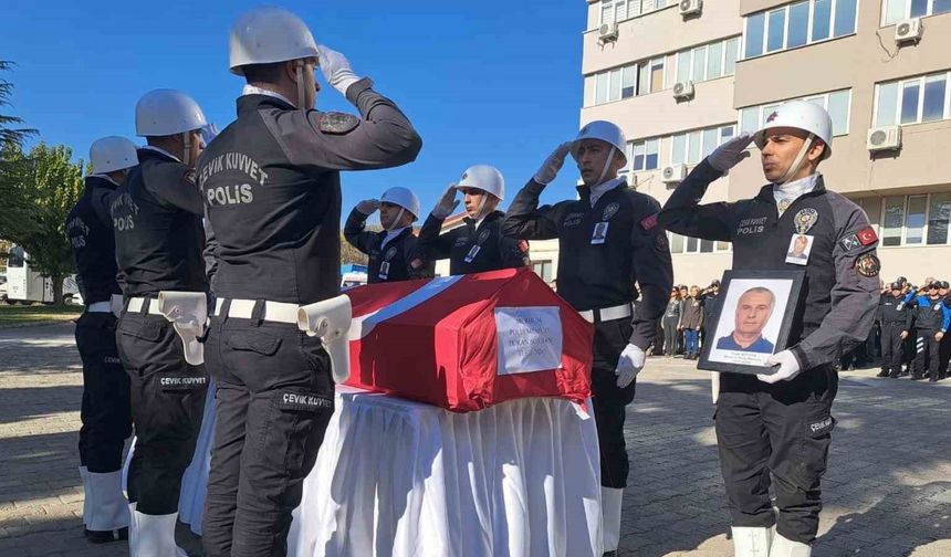 Muğla’da hayatını kaybeden polis memuru için tören düzenlendi