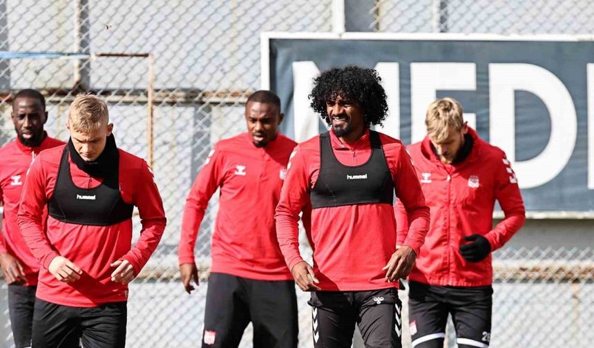 Sivasspor, Kasımpaşa maçı hazırlıklarını sürdürdü