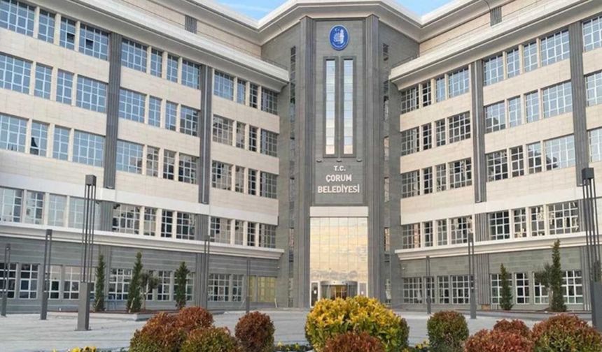 Çorum Belediyesi 3 iş yerini kiraya verecek: İşte ihale detayları