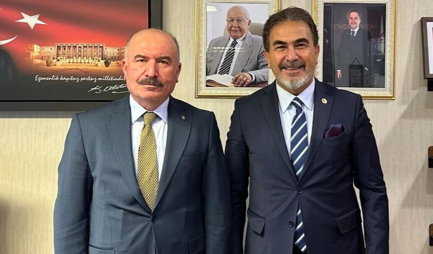 Vali Ali Çalgan’dan Yeniden Refah Partisi Genel Başkan Yardımcısı Mehmet Aşıla’ya ziyaret