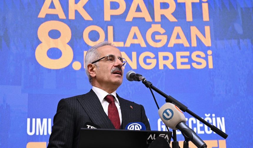 Bakan Uraloğlu, AK Parti Bayburt İl Kongresi'nde konuştu: