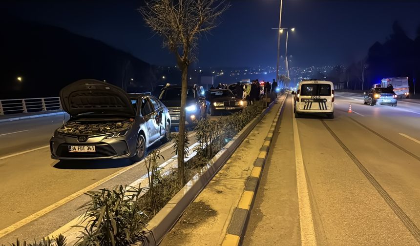 Karabük'te zincirleme trafik kazasında 5 kişi yaralandı