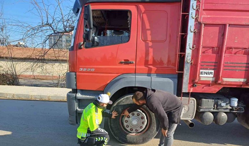 Ereğli’de kış lastiği denetimi