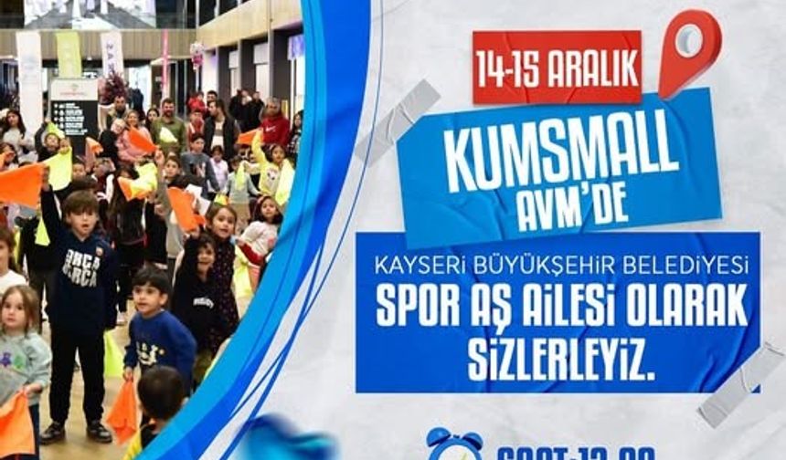 Spor A.Ş.’nin AVM Günleri KUMSmall AVM’de