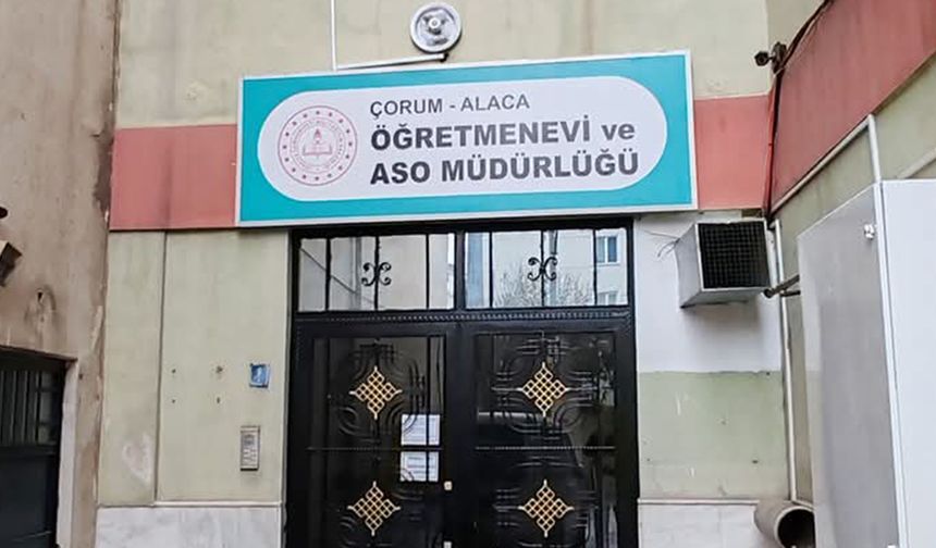 Alaca Öğretmenevi ve ASO Müdürlüğü’nün tadilatı tamamlandı, hizmete girdi