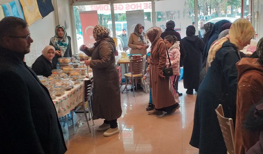 Çorum'un bu ilçesinde Filistinliler ve Kur'an kursları için kermesler açıldı