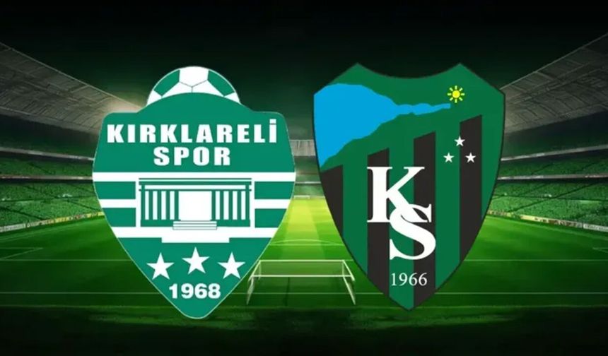 Kırklarelispor - Kocaelispor maçı başlıyor! Canlı yayın bilgileri