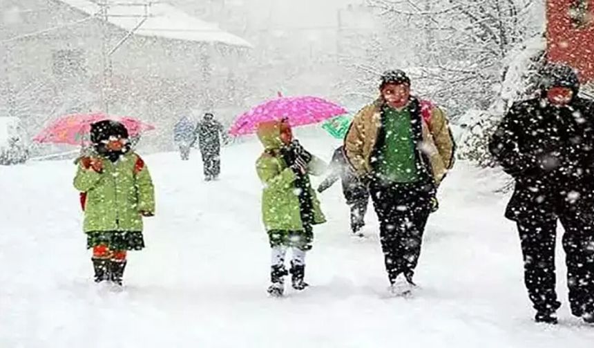 Son Dakika Kar Tatili Haberleri! Sivas'ta 17 Şubat Pazartesi yarın okullar yarın tatil mi?
