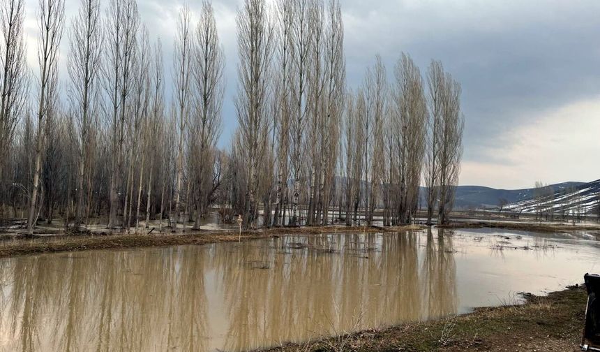 Bayburt'ta sağanak hayatı olumsuz etkiledi