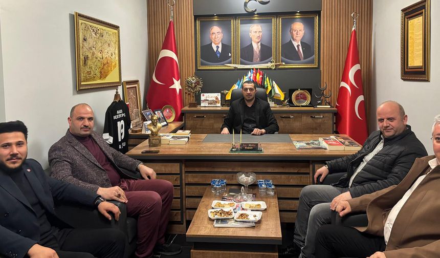 AK Parti Alaca İlçe Teşkilatı'ndan MHP'ye anlamlı ziyaret