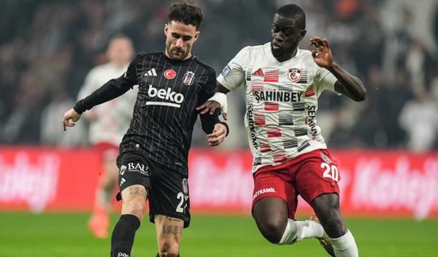 GENİŞ ÖZET: Beşiktaş 1-2 Gaziantep FK