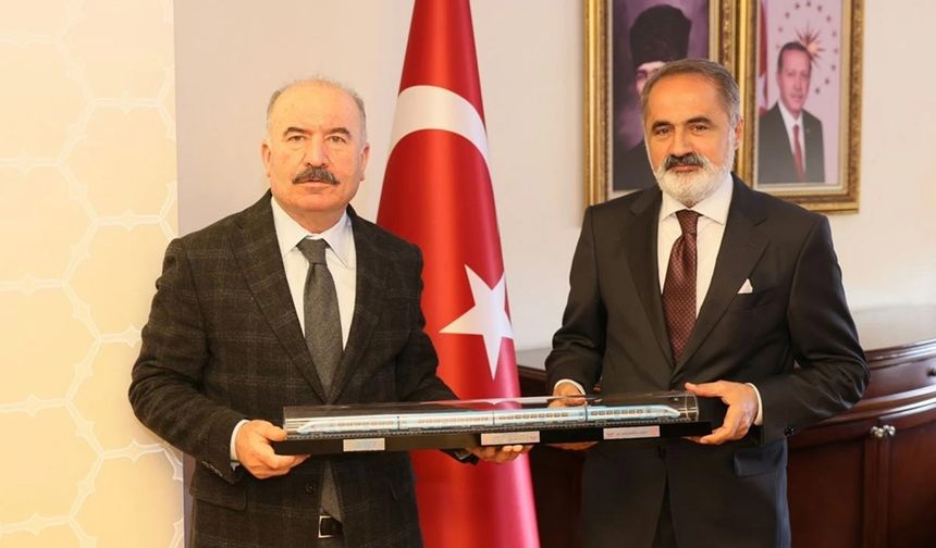 Delice-Çorum Hızlı Tren Hattı için kritik buluşma! TCDD Genel Müdürü Çorum Valisi’ni ziyaret etti