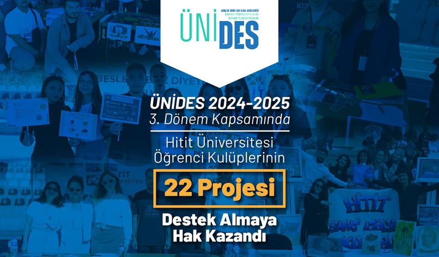 Hitit Üniversitesi öğrencilerinin 22 projesine destek: 1 Milyon 450 bin liralık kaynak sağlandı