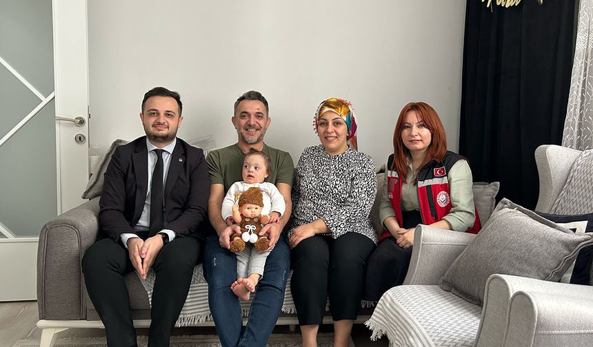 Çorum'un Osmancık İlçesi'nde Down Sendromlu Çocuklar unutulmadı