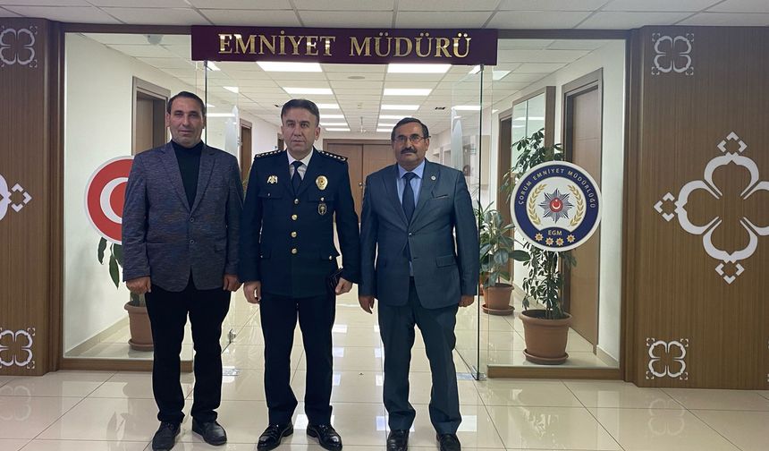 Çorum Ziraat Odası’ndan Emniyet Teşkilatı’na 180. Yıl Ziyareti: “Güvenliğimizin Teminatı Polisimize Minnettarız”