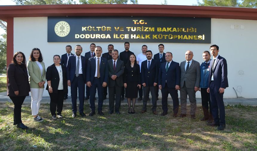 Dodurga’da Recep Tayyip Erdoğan Millet Bahçesi’ne yeni kütüphane açıldı