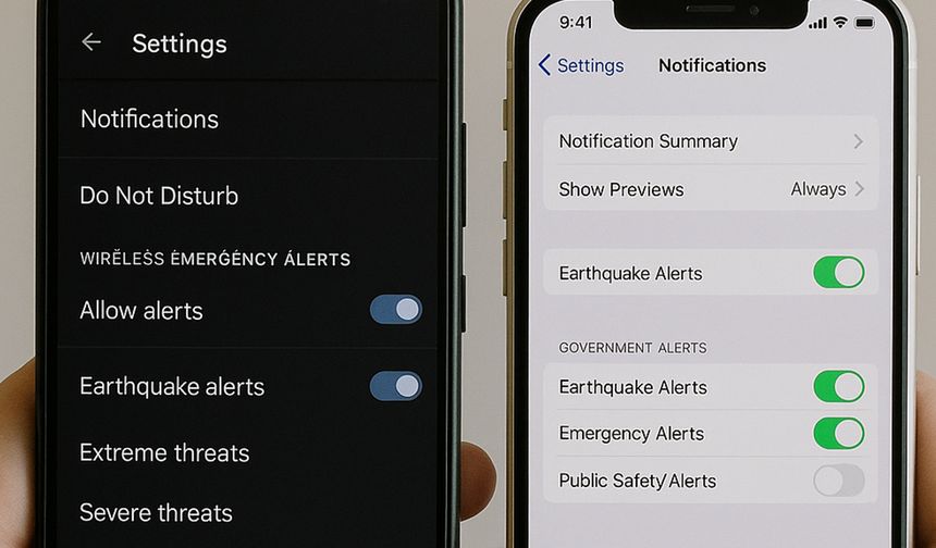 Deprem Uyarı sistemi nedir, nasıl açılır? Android ve iOS (iPhone) için adım adım deprem erken uyarı sistemi aktifleştirme rehberi