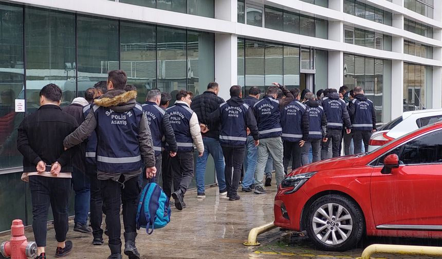 Çorum'da 'change' araç operasyonu: 9 kişi tutuklandı
