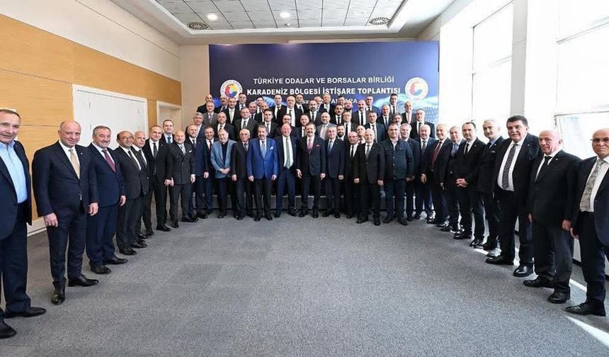 Alaca TSO Başkanı Günser Şirin, TOBB Karadeniz Bölgesi İstişare Toplantısı’na katıldı