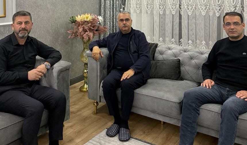 Nuh Aluç’ a taziye ziyareti