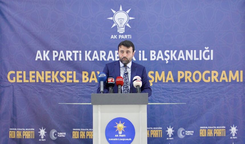 AK Parti Genel Sekreter Yardımcısı Şahin'den "yeni anayasa" ve "terörsüz Türkiye" açıklaması