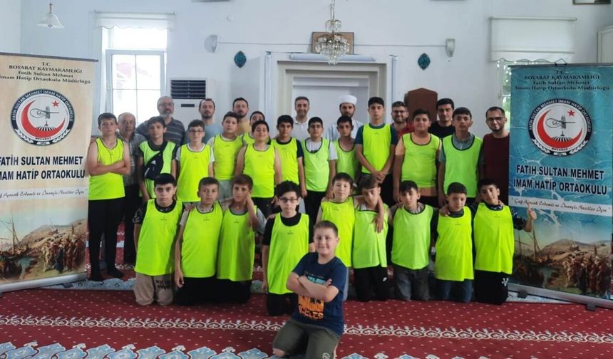 Boyabat'ta "Bisiklete Biniyorum Camiye Gidiyorum" projesi sekiz yıldır devam ediyor