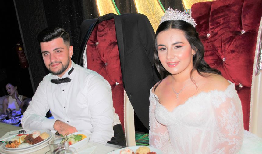 Aleyna ve Alperen Can dünyaevine girdi