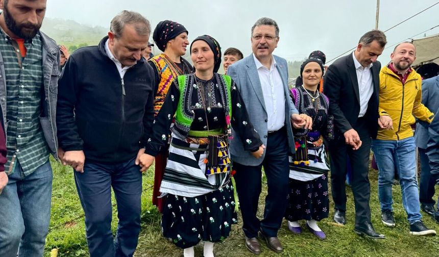 Trabzon'da Lişer ve Beypınarı yaylalarında şenlik düzenlendi