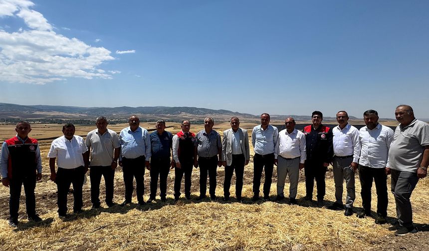 Boğazkale’deki yangın bölgesine destek ziyareti: “Tarım emekçilerimizin yanındayız”