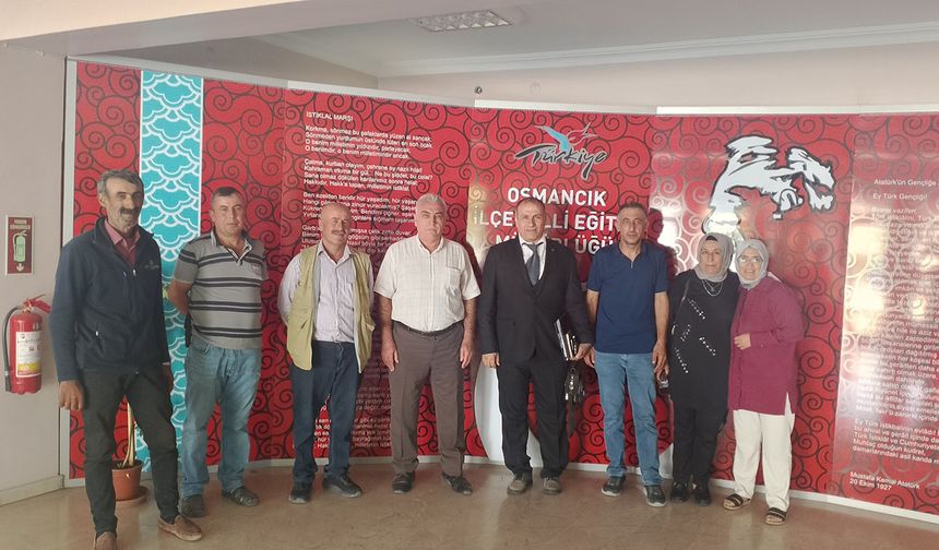 Muzaffer Kara ve ekibi sahada: İlçe Milli Eğitim Müdürü’ne anlamlı ziyaret