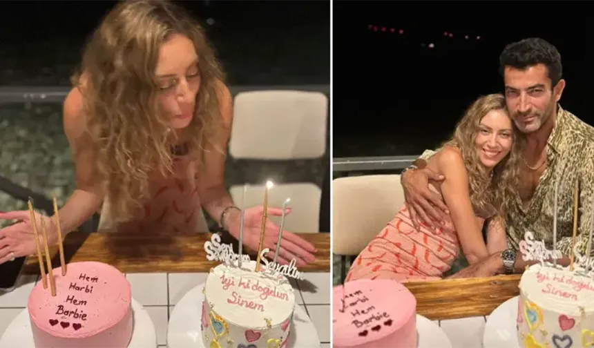 Sinem Kobal 38. yaşını kutladı: “Hem harbi, hem Barbie” pastası ilgi çekti