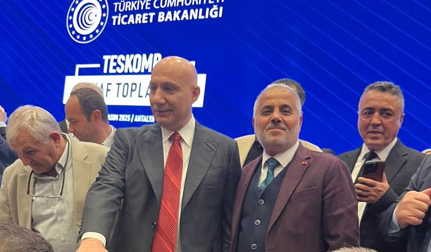 Erdoğan Çerikci, TESKOMB Antalya Esnaf Buluşması'nda esnafın taleplerini iletti