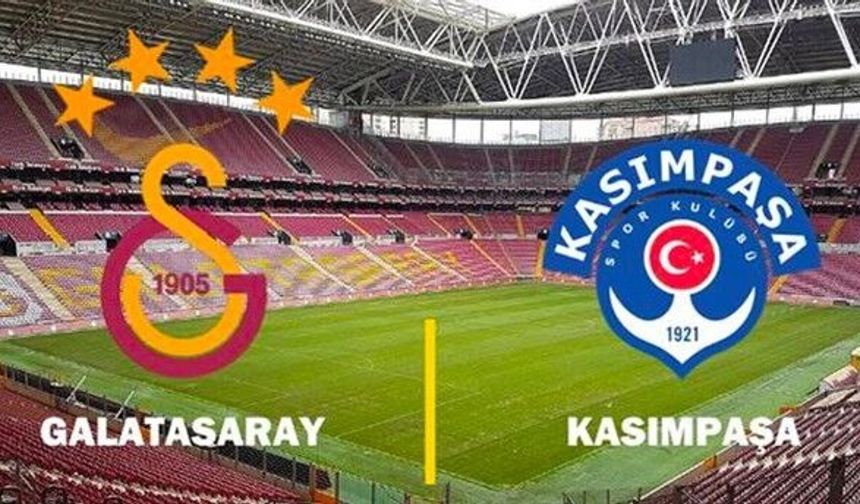 Galatasaray-Kasımpaşa Maçı Canlı Yayını Taraftarium24, Justin TV, SelçukSports ŞİFRESİZ Nereden İzlenir?