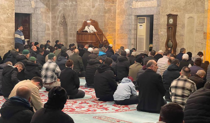 İl Müftüsü Şahin Yıldırım Tokat’ta vaaz verdi