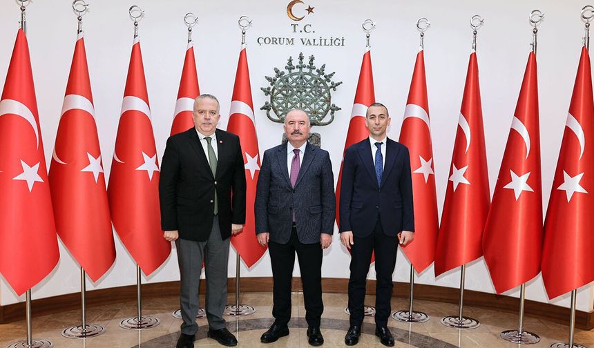 Amasya heyetinden Vali Ali Çalgan’a ziyaret