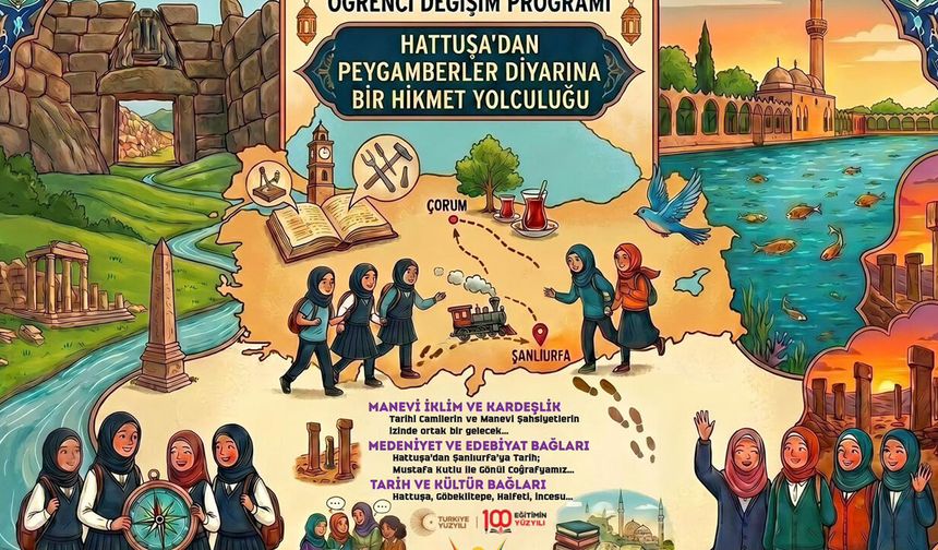 Çorum’dan Şanlıurfa’ya öğrenci değişim programı onaylandı