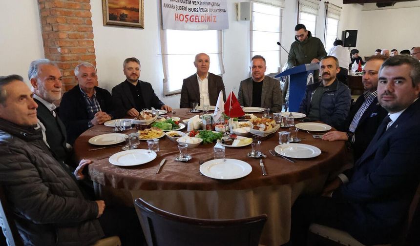 ÇEKVA Ankara Şubesi Bursiyerlerle Kahvaltıda Buluştu