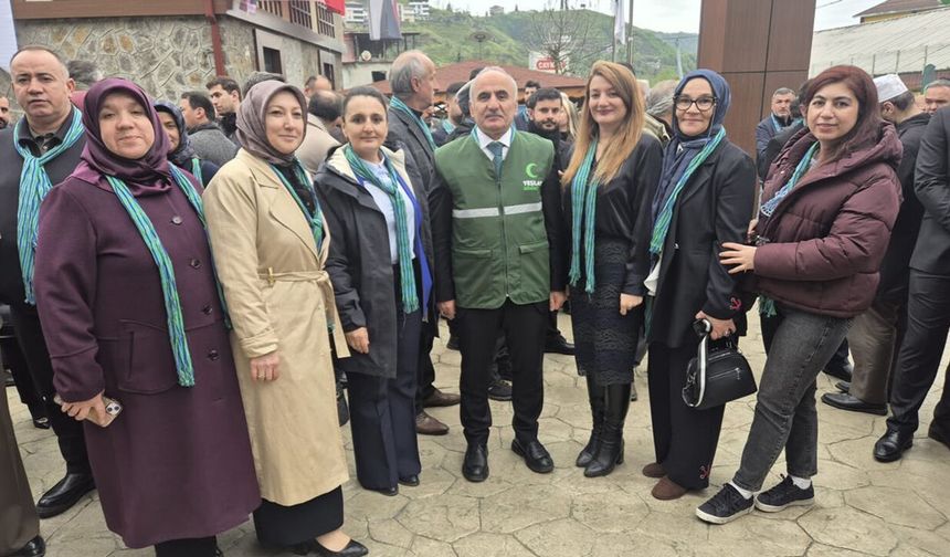 Bedriye Cengil, Rize’deki şube başkanları kampına katıldı