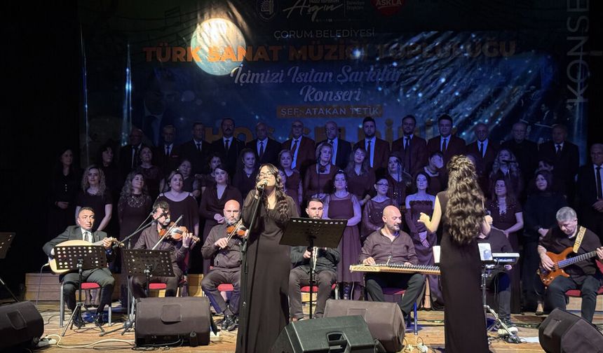 Çorum Belediyesi TSM Topluluğu’ndan unutulmaz gece
