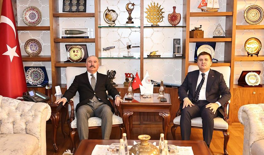 Kırıkkale Valisi Sarıibrahim’den Vali Çalgan’a ziyaret