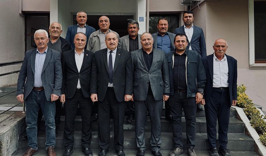Boğazkaleli muhtarlardan Başkan Duran Bıyık’a hayırlı olsun ziyareti