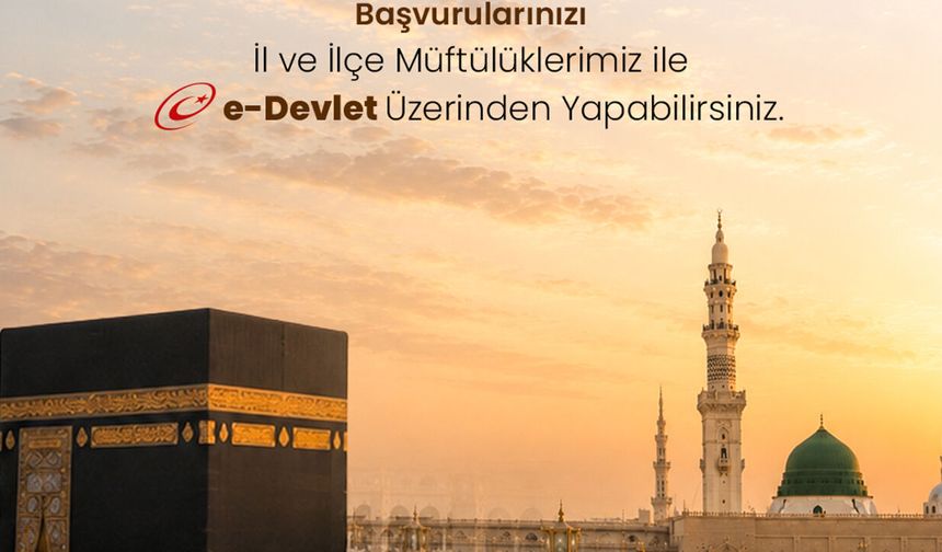 Boğazkale Müftülüğü’nden umre başvurusu duyurusu