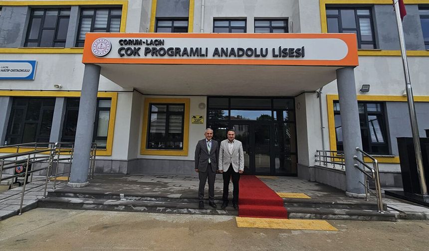 Yazar Mahir Odabaşı Laçin ÇPAL öğrencileriyle buluştu