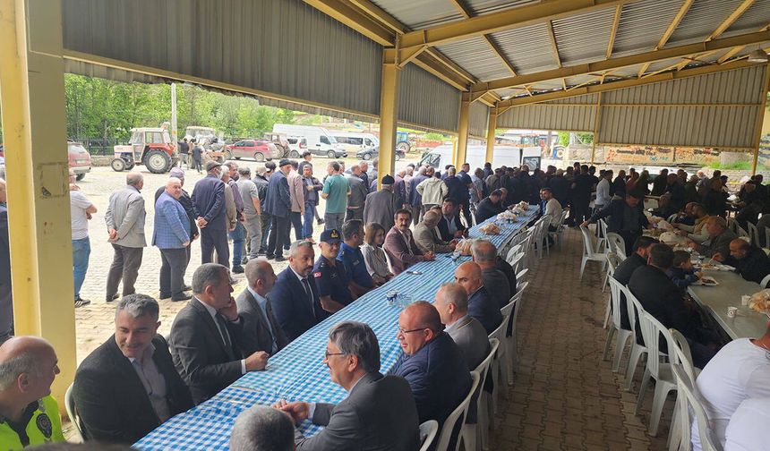Mecitözü’nde şükür kurbanı programı düzenlendi