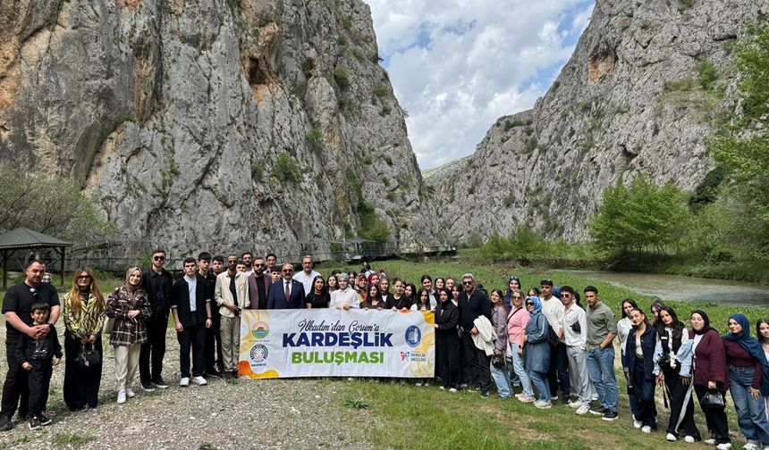 İlkadımlı gençlerden Çorum’a kültür ve doğa gezisi