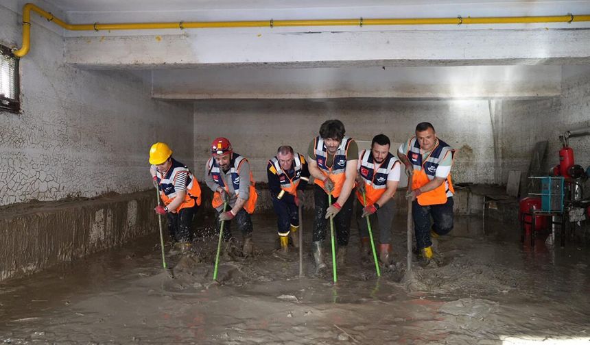 Samsun ve Çankırı’daki sele Çorum’dan müdahale desteği