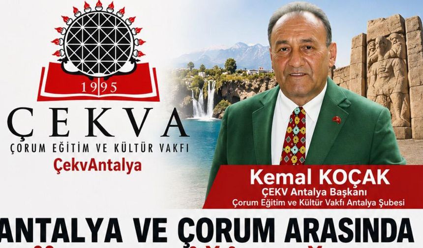 ÇEKVA Antalya’dan “güç birliği” çağrısı