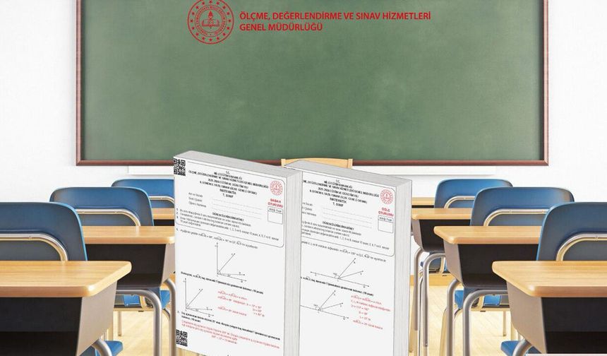 Ortaokullarda ortak yazılı sınavlar yapıldı
